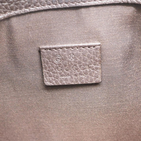 GUCCI Drawstring GG Canvas Backpack Bag Beige 449175