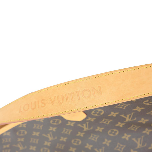 LOUIS VUITTON Delightful MM Monogram Canvas Hobo Bag Brown