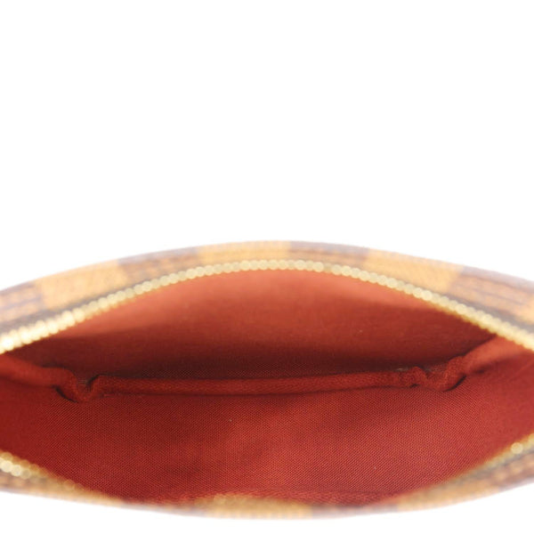 LOUIS VUITTON Trousse Makeup Damier Ebene Pochette Clutch Brown