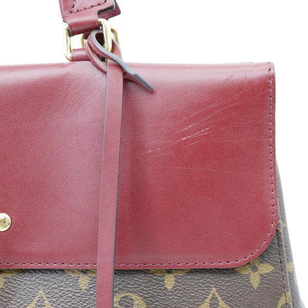 LOUIS VUITTON Venus Monogram Canvas 2way Shoulder Bag Maroon