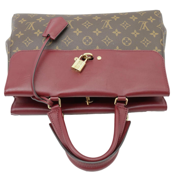 LOUIS VUITTON Venus Monogram Canvas 2way Shoulder Bag Maroon