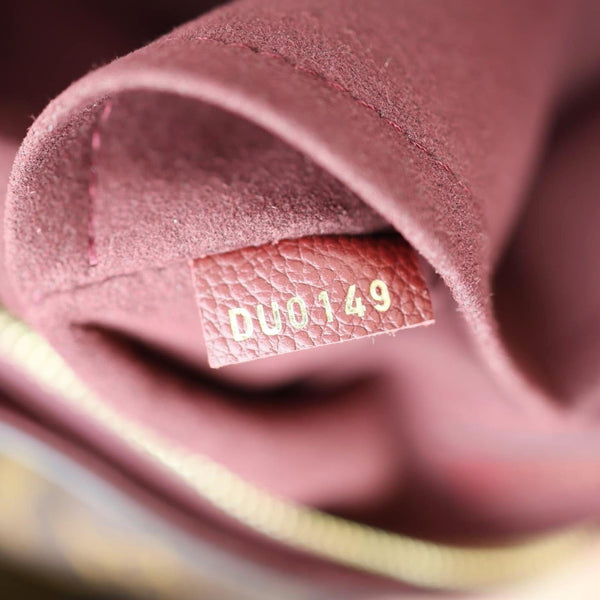 LOUIS VUITTON Surene MM Monogram Canvas Shoulder Bag Bordeaux