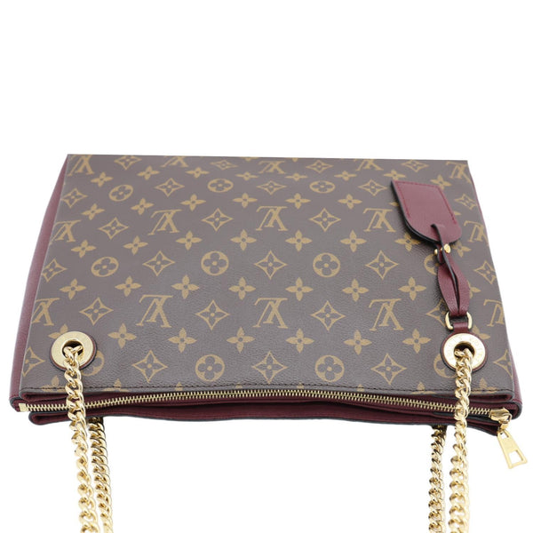 LOUIS VUITTON Surene MM Monogram Canvas Shoulder Bag Bordeaux