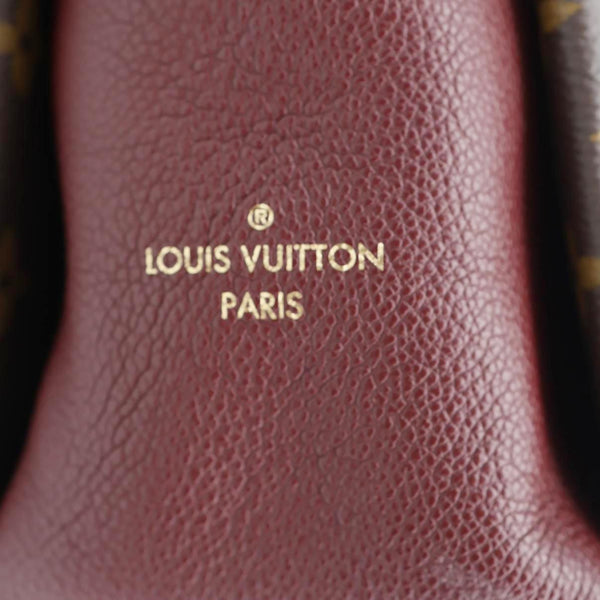 LOUIS VUITTON Surene MM Monogram Canvas Shoulder Bag Bordeaux