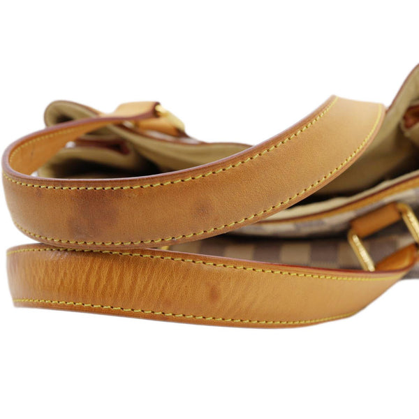 LOUIS VUITTON Hampstead PM Damier Azur Satchel Bag White