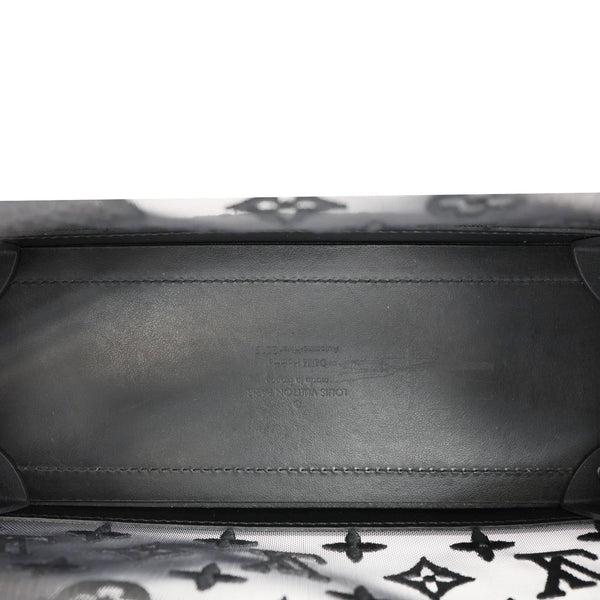 LOUIS VUITTON Soft Trunk Monogram Mesh Crossbody Bag Black