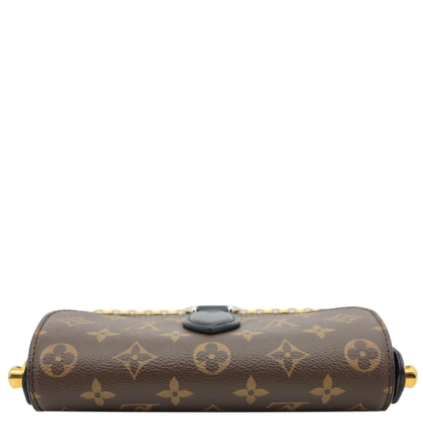 LOUIS VUITTON Neo Saint Cloud Monogram Canvas Shoulder Bag Black