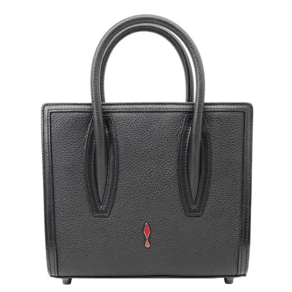 CHRISTIAN LOUBOUTIN Paloma Mini Leather Tote Bag Black
