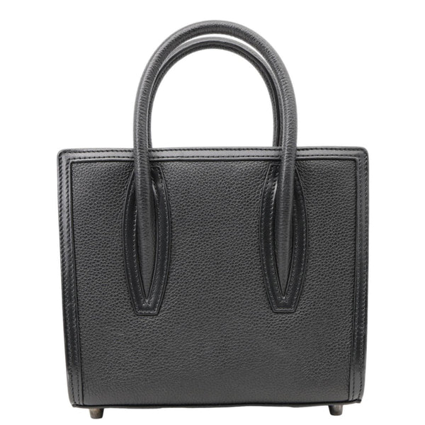 CHRISTIAN LOUBOUTIN Paloma Mini Leather Tote Bag Black
