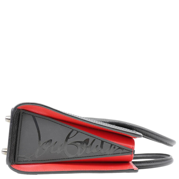 CHRISTIAN LOUBOUTIN Paloma Mini Leather Tote Bag Black