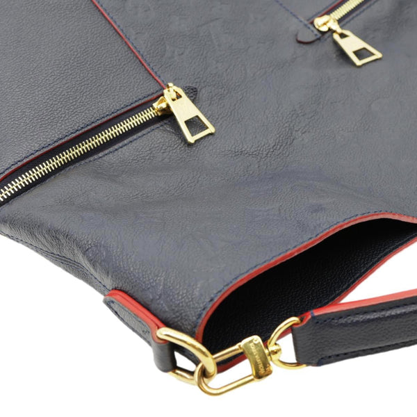 LOUIS VUITTON Melie Empreinte Leather Hobo Shoulder Bag Marine Rouge