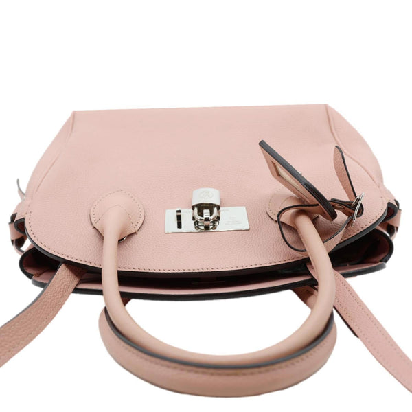 LOUIS VUITTON Milla PM Veau Nuage Leather Shoulder Bag Rose Poudre