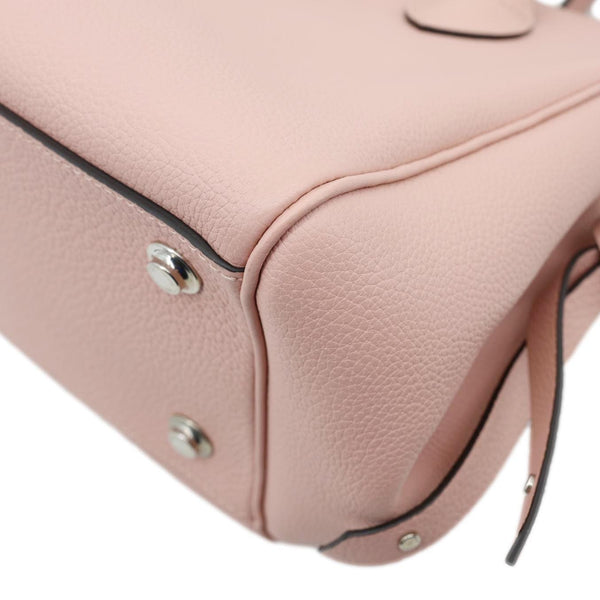 LOUIS VUITTON Milla PM Veau Nuage Leather Shoulder Bag Rose Poudre