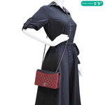 CHANEL Ballerine Flap Quilted Calfskin Leather Crossbody Bag Burgundy