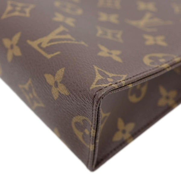 LOUIS VUITTON Toiletry Pouch 26 Monogram Canvas Clutch Brown