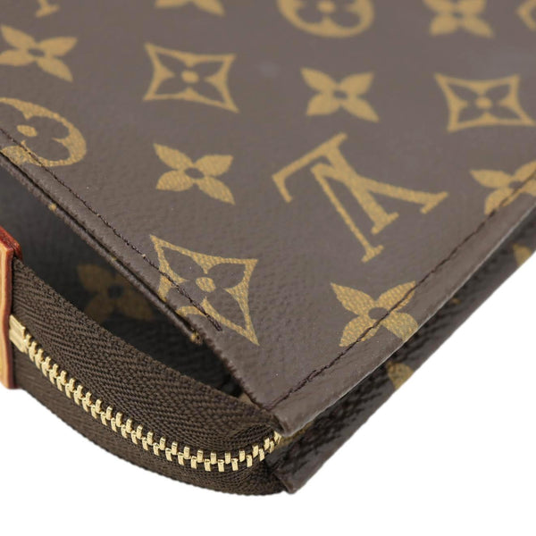 LOUIS VUITTON Toiletry Pouch 26 Monogram Canvas Clutch Brown