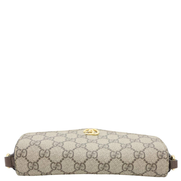 GUCCI Ophidia Pochette GG Supreme Canvas Shoulder Bag Beige 764961