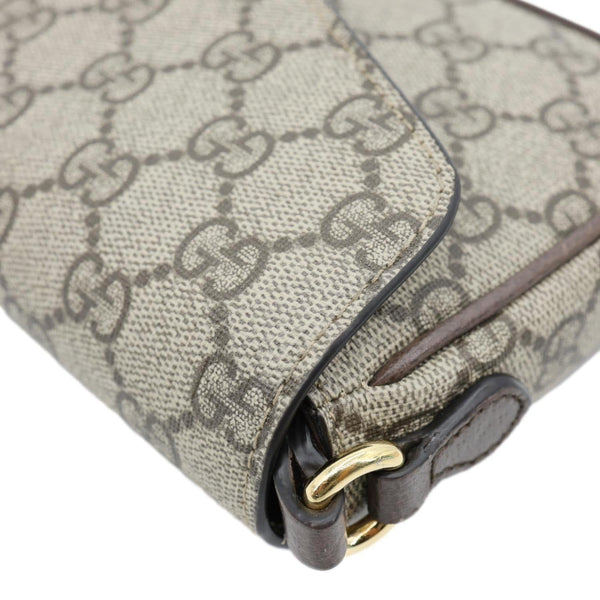 GUCCI Ophidia Pochette GG Supreme Canvas Shoulder Bag Beige 764961