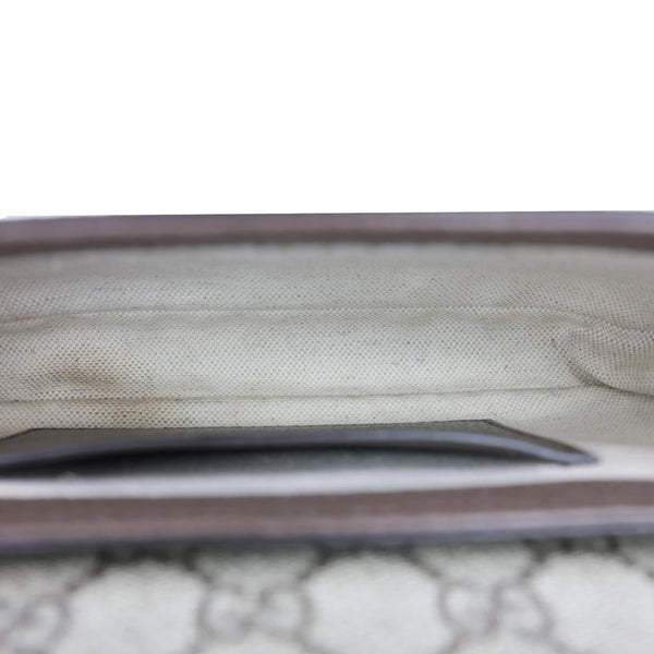 GUCCI Ophidia Pochette GG Supreme Canvas Shoulder Bag Beige 764961