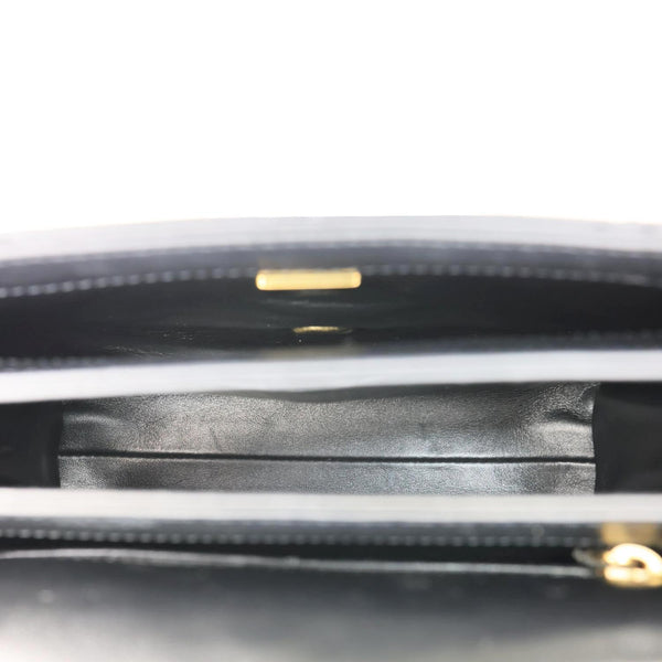 CHANEL Match Flap Small Quilted Lambskin Leather Crossbody Bag Black