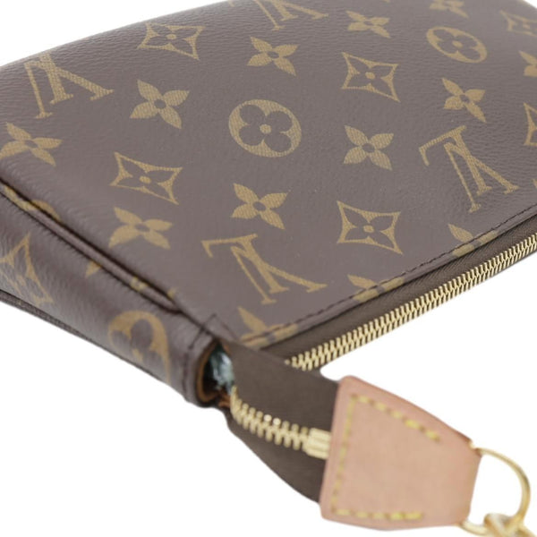 LOUIS VUITTON Pochette Accessoires Monogram Canvas Pouch Brown