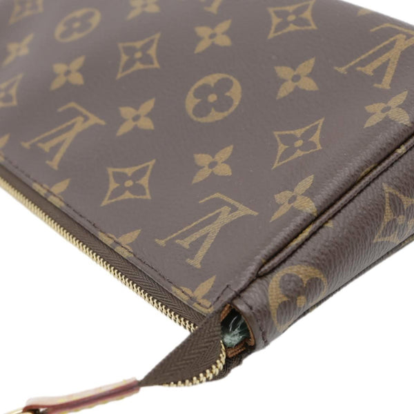 LOUIS VUITTON Pochette Accessoires Monogram Canvas Pouch Brown