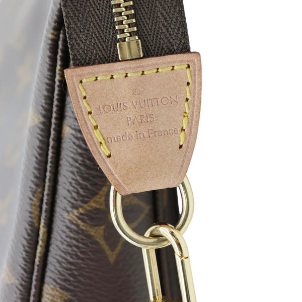 LOUIS VUITTON Pochette Accessoires Monogram Canvas Pouch Brown