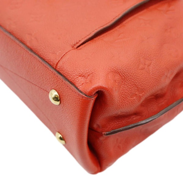 LOUIS VUITTON Metis Hobo Monogram Empreinte Shoulder Bag Red