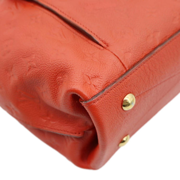 LOUIS VUITTON Metis Hobo Monogram Empreinte Shoulder Bag Red