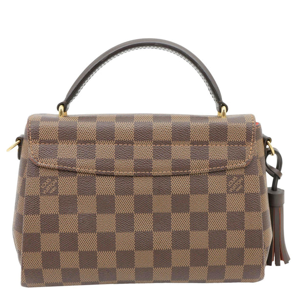 LOUIS VUITTON Croisette Damier Ebene Crossbody Bag Brown