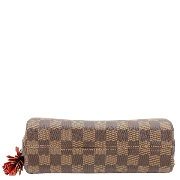 LOUIS VUITTON Croisette Damier Ebene Crossbody Bag Brown