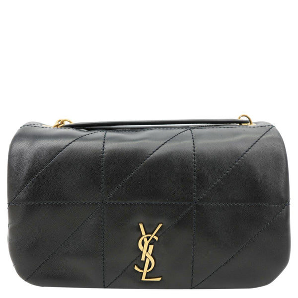 YVES SAINT LAURENT Jamie 4.3 Lambskin Leather Shoulder Bag Black