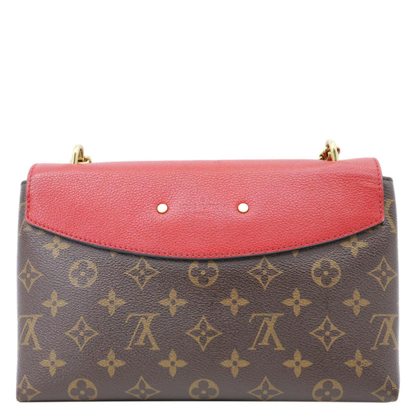 LOUIS VUITTON Saint Placide Monogram Canvas Crossbody Bag Cerise