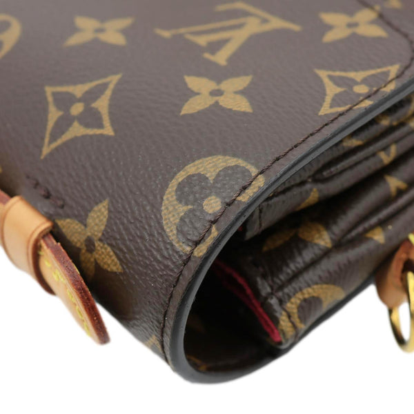 LOUIS VUITTON Metis Pochette Patches Monogram Canvas Crossbody Bag Brown