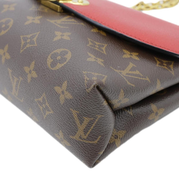 LOUIS VUITTON Saint Placide Monogram Canvas Crossbody Bag Cerise