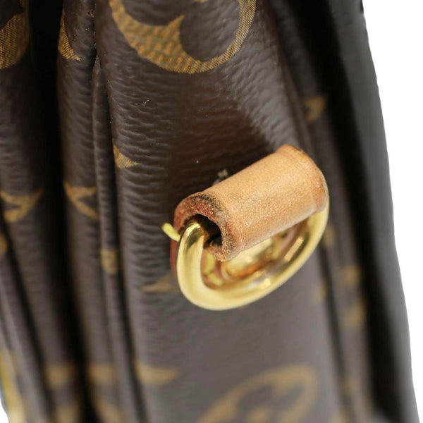 LOUIS VUITTON Metis Pochette Patches Monogram Canvas Crossbody Bag Brown