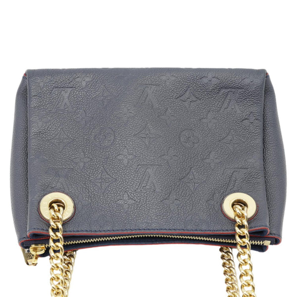 LOUIS VUITTON Surene BB Empreinte Leather Shoulder Bag Navy Blue