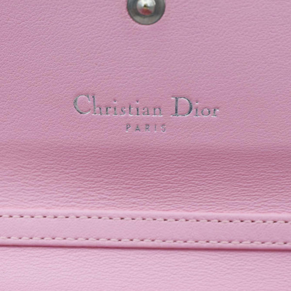 CHRISTIAN DIOR Diorissimo Leather Long Wallet Blue