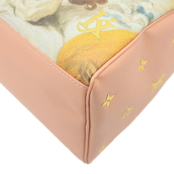 LOUIS VUITTON Speedy 30 Fragonard Coated Canvas Satchel Bag Pink