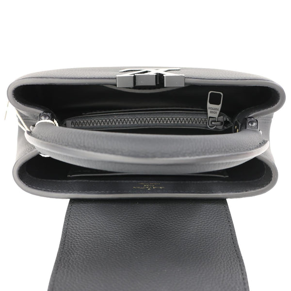 LOUIS VUITTON Capucines East-West Mini Matte Taurillon Leather Crossbody Bag Black