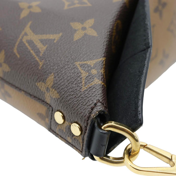 LOUIS VUITTON Bento Box East West Monogram Reverse Canvas Shoulder Bag Brown