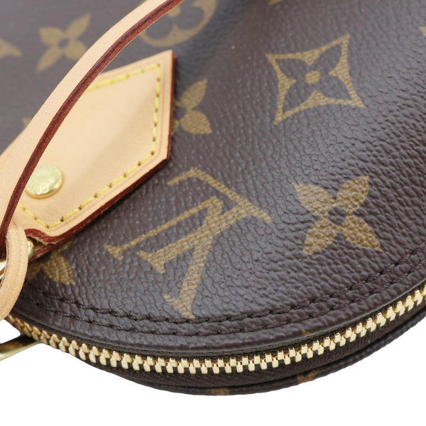 LOUIS VUITTON Alma BB Monogram Canvas Crossbody Bag Brown