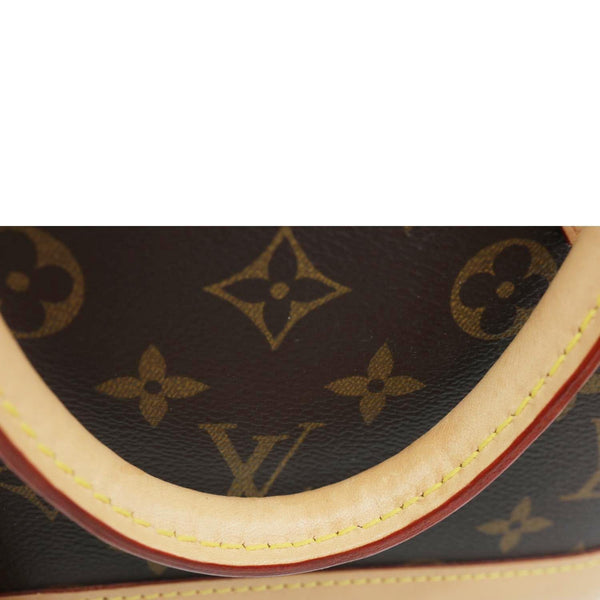 LOUIS VUITTON Alma BB Monogram Canvas Crossbody Bag Brown