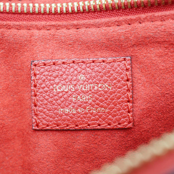 LOUIS VUITTON Surene BB Monogram Canvas Shoulder Bag Red