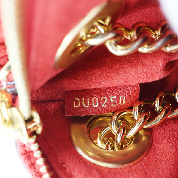 LOUIS VUITTON Surene BB Monogram Canvas Shoulder Bag Red