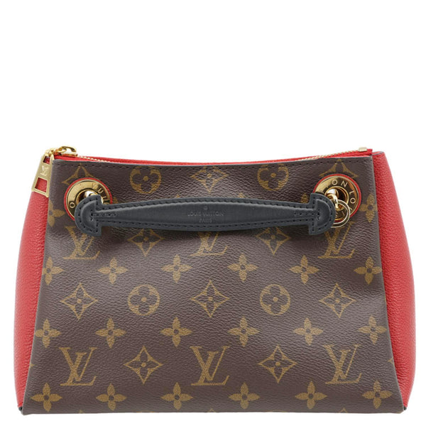 LOUIS VUITTON Surene BB Monogram Canvas Shoulder Bag Red