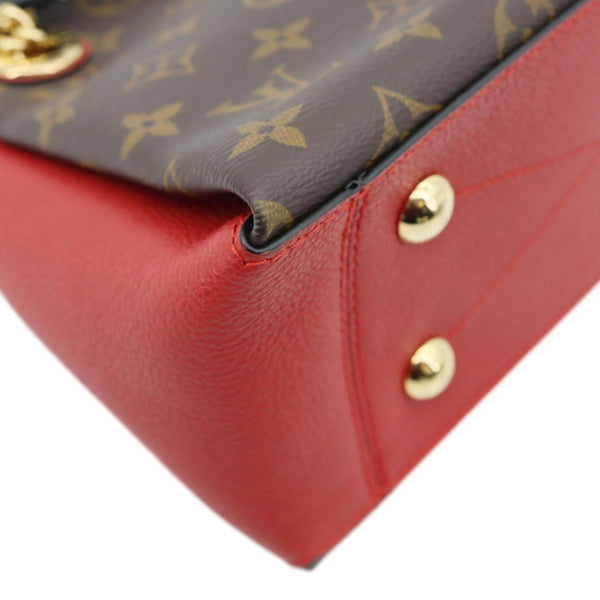 LOUIS VUITTON Surene BB Monogram Canvas Shoulder Bag Red