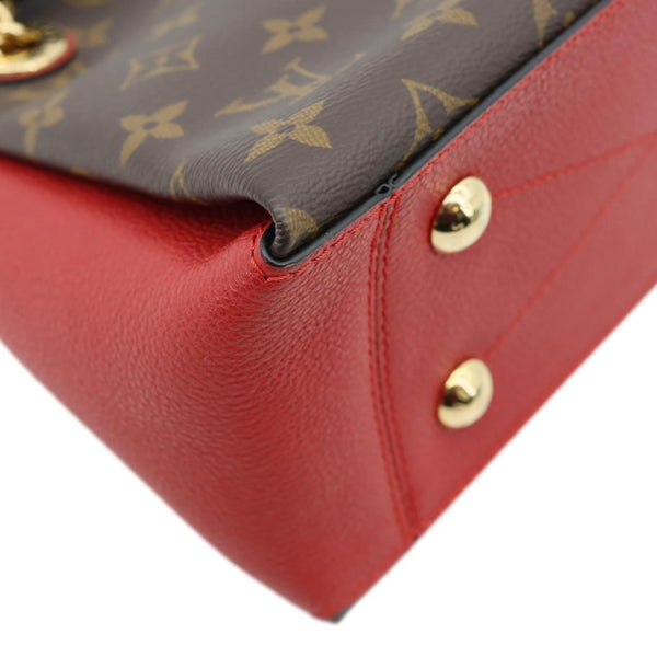 LOUIS VUITTON Surene BB Monogram Canvas Shoulder Bag Red