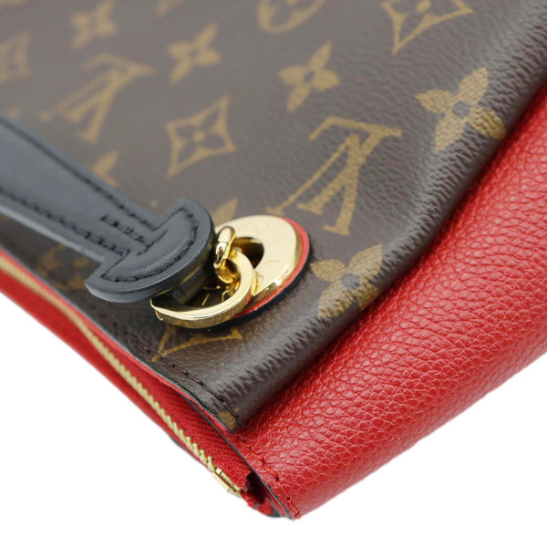 LOUIS VUITTON Surene BB Monogram Canvas Shoulder Bag Red