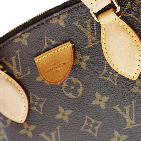 LOUIS VUITTON Rivoli PM Monogram Canvas Satchel Bag Brown